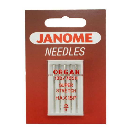 Igły JANOME do dzianin i stretchu z kulką kp. 5 szt. - 75