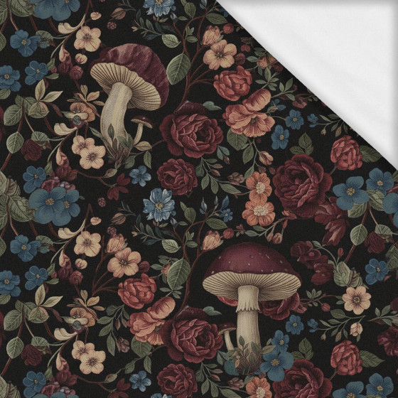 FLOWERS wz.60- single jersey z elastanem ITY