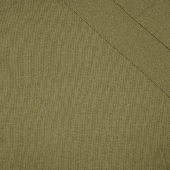 D-13 OLIWKOWY - dzianina t-shirt z elastanem TE210