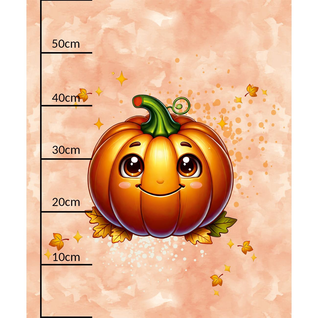 Pumpkin cute halloween wz.9 - panel (60cm x 50cm) Cotton woven fabric
