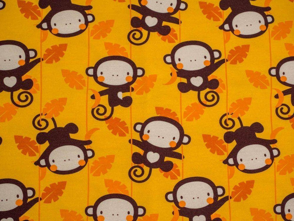 MONKEY GROVE / yellow - looped knit 