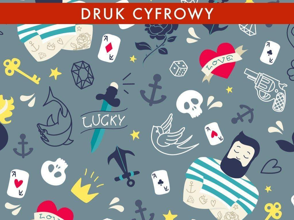 TATTOO / grey - looped knit 