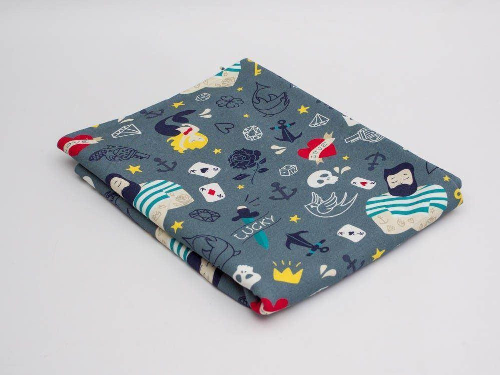 TATTOO / grey - looped knit 