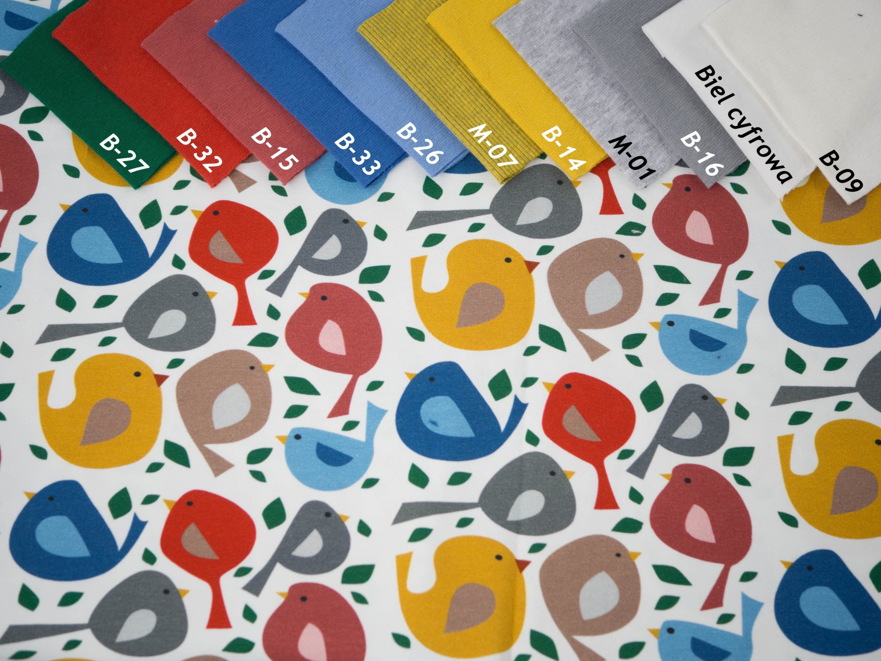 SPARROWS - Viscose jersey WE210