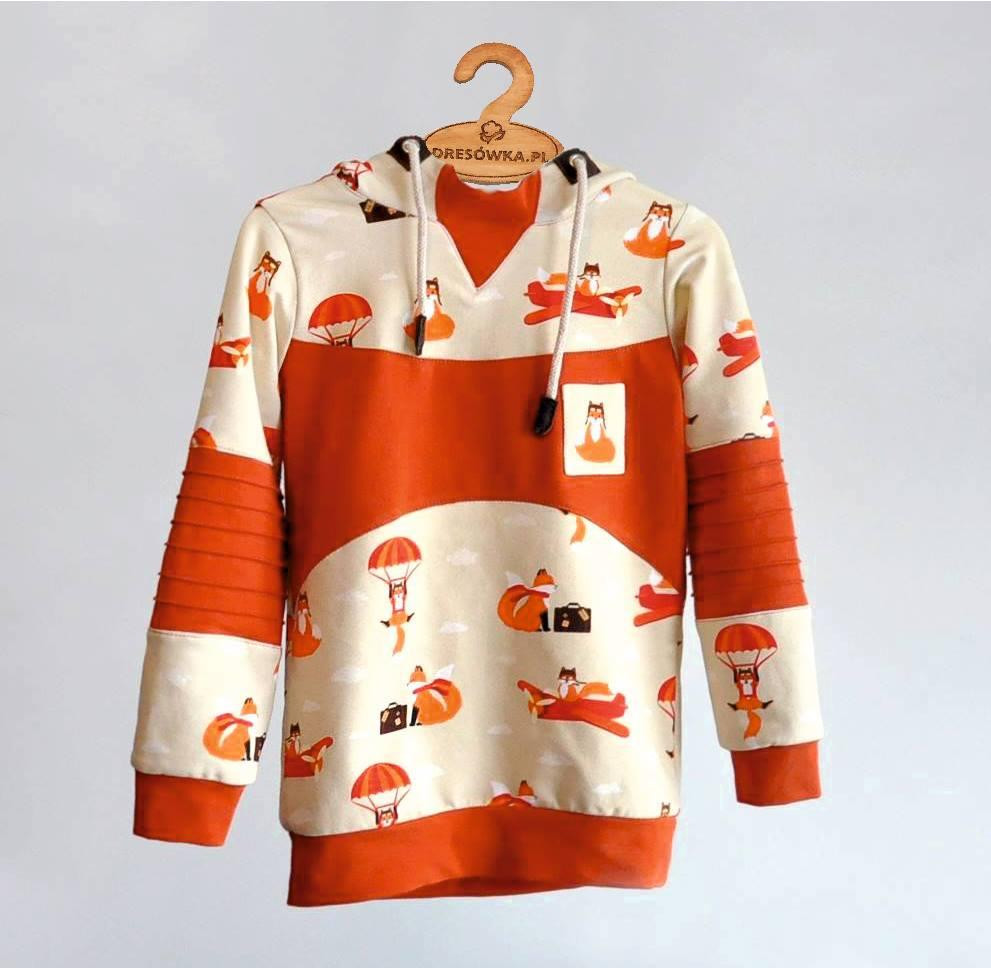 FOXES ON THE JOURNEY / sand - Viscose jersey WE210