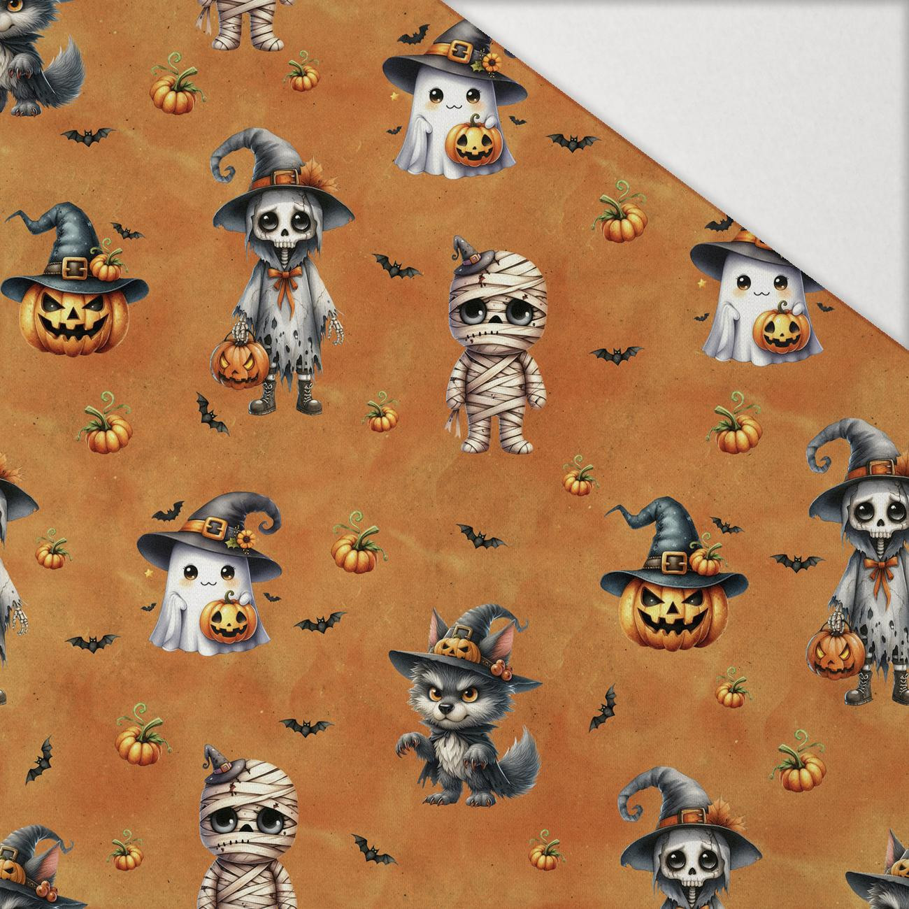 Cute Halloween wz. 3 - Hydrophobic brushed knit