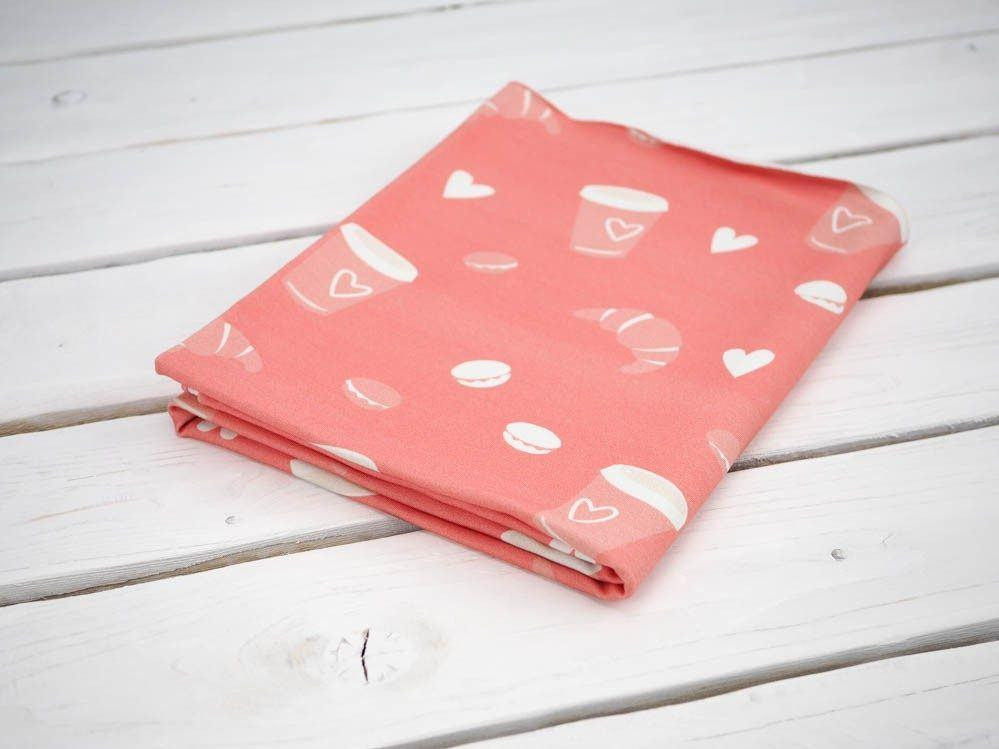 Paris Breakfast ( J'adore Paris) / peach - looped knit 