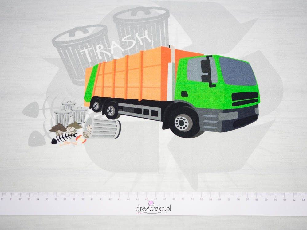 GARBAGE TRUCK - panel single jersey TE210