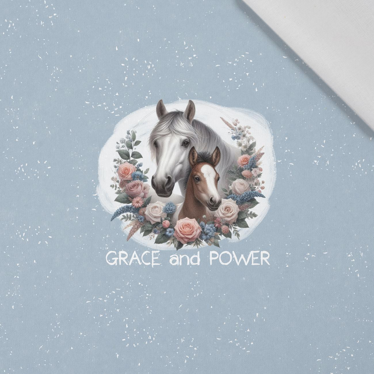 CUTE ANIMALS wz.9 - panel (60cm x 50cm)  Cotton woven fabric