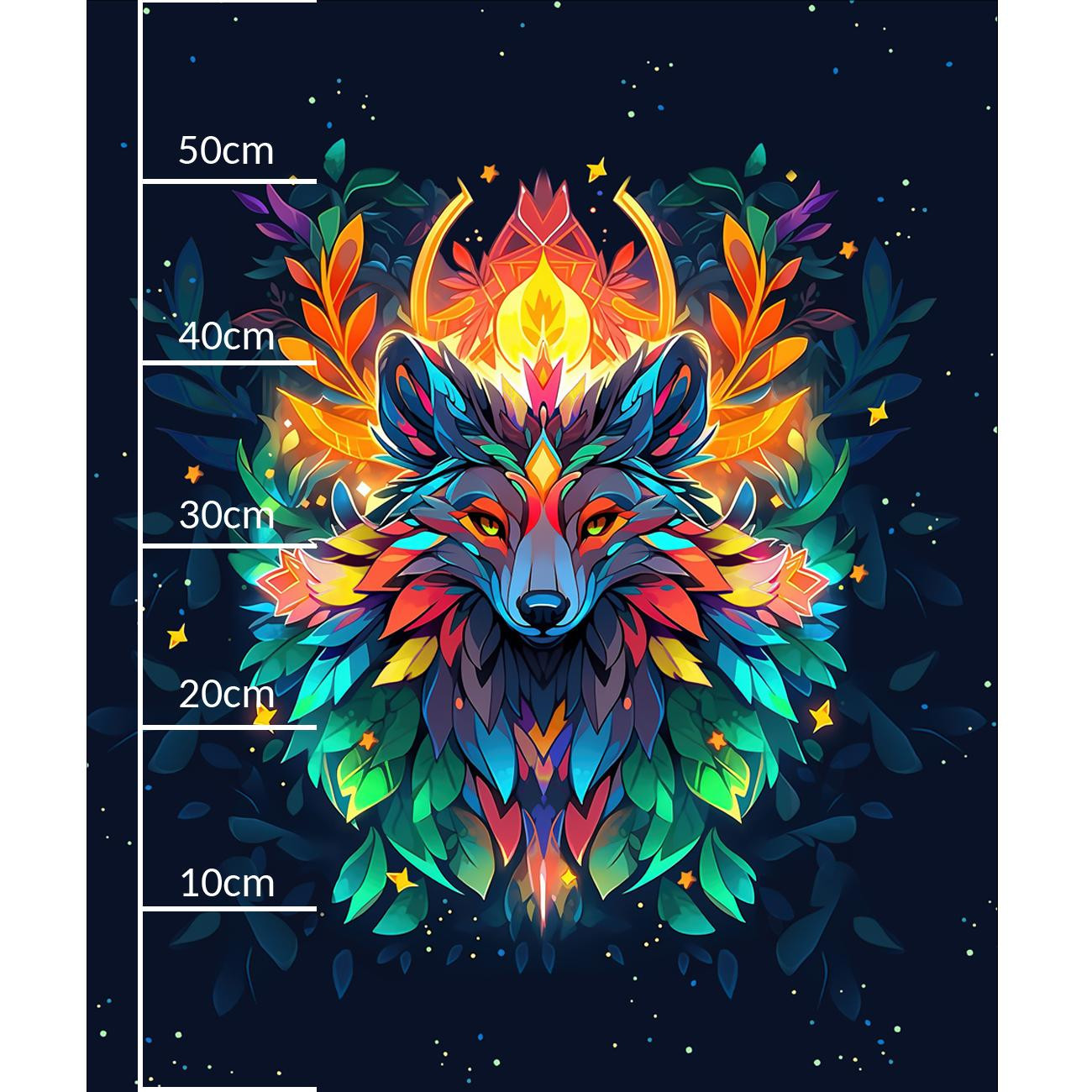 ANIMALS MANDALA wz.4 - panel (60cm x 50cm) Waterproof woven fabric