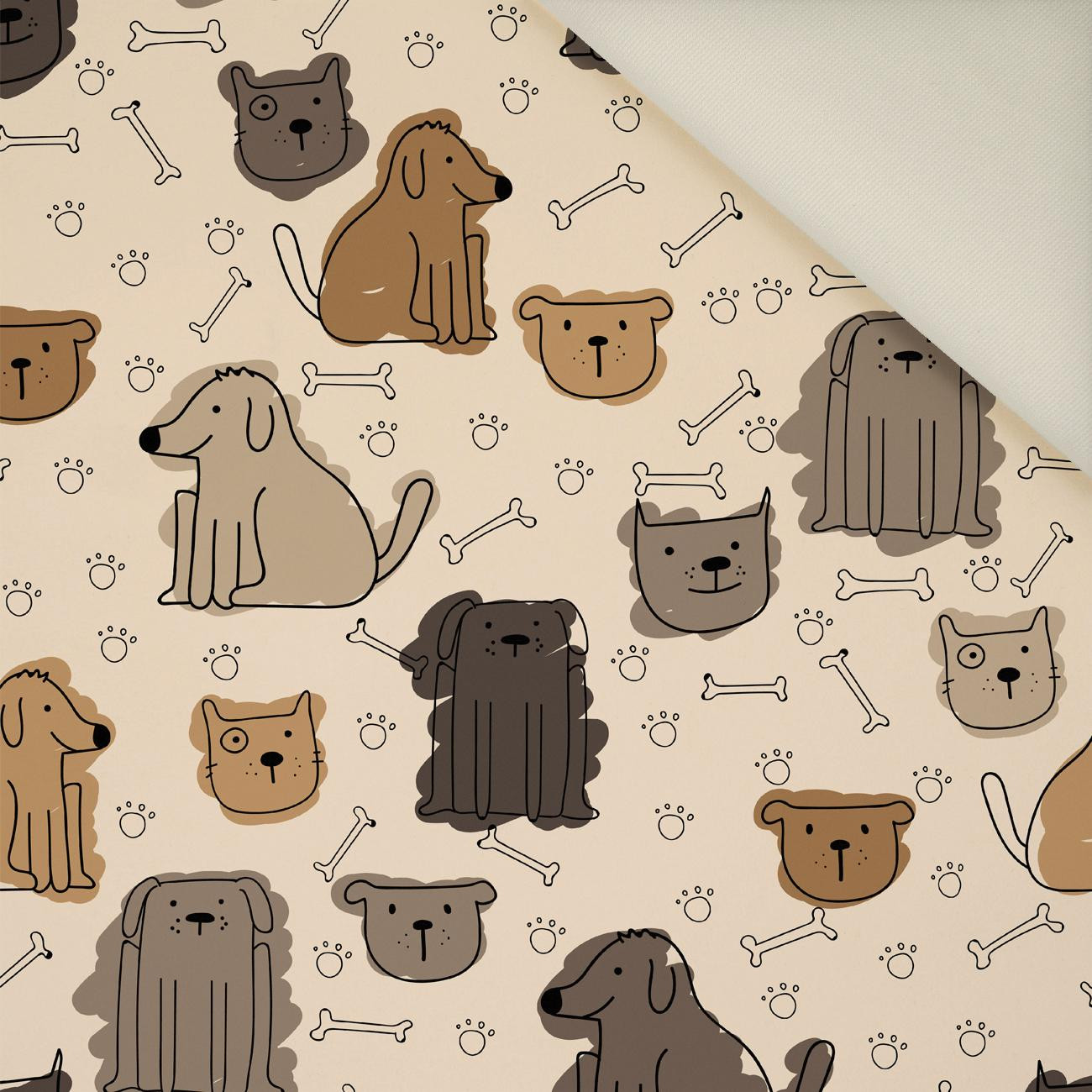 PASTEL ANIMALS WZ.1- Upholstery velour 