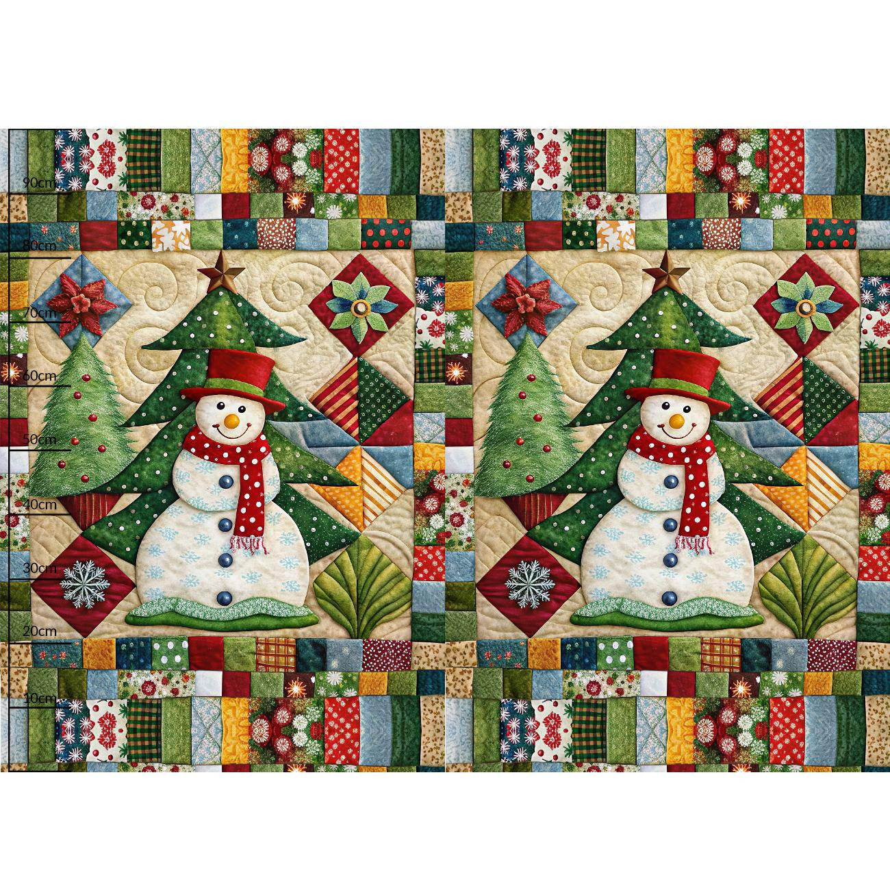 BATIK WZ.6 - panel 71cm x 100cm/ 2szt. - Woven Fabric for tablecloths