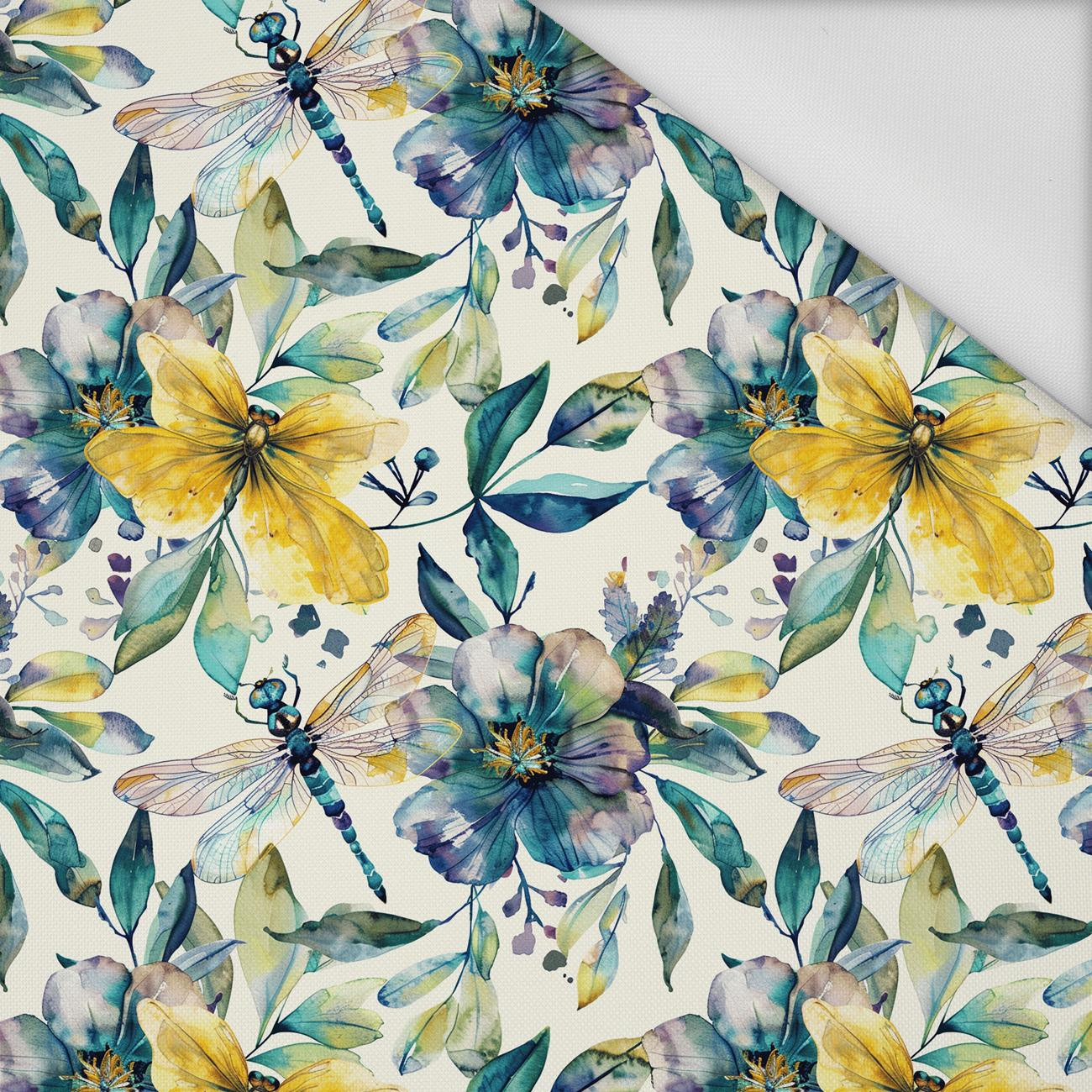 Butterfly & Flowers wz.8 - Waterproof woven fabric