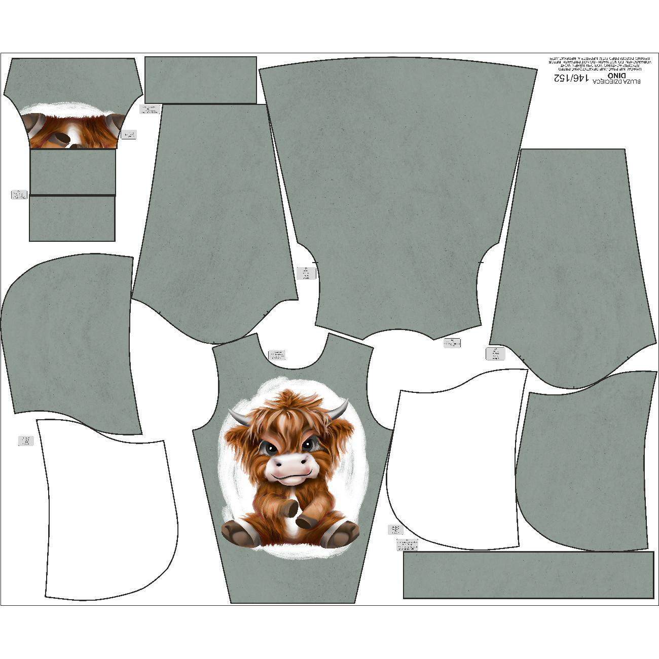 KID'S HOODIE (PARIS) - BABY BULL - sewing set