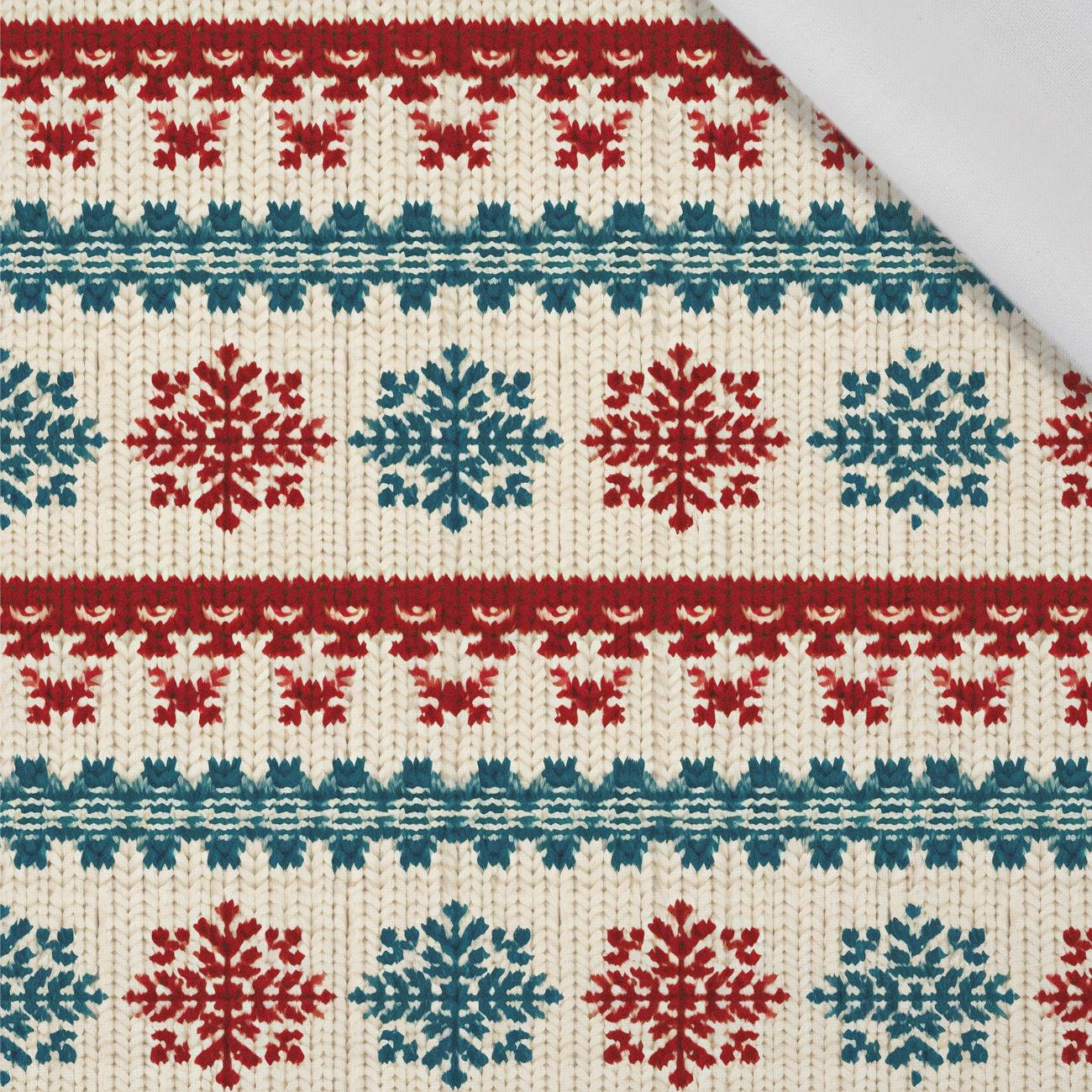 CHRISTMAS SWEATER wz.7 - Cotton woven fabric