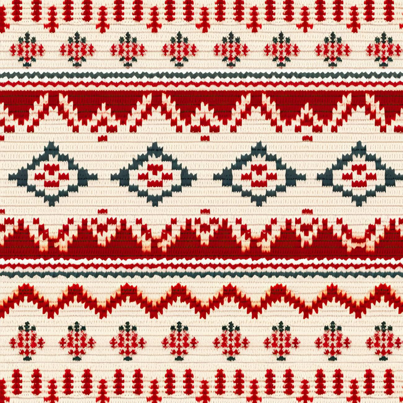 CHRISTMAS SWEATER wz.9 - Cotton woven fabric
