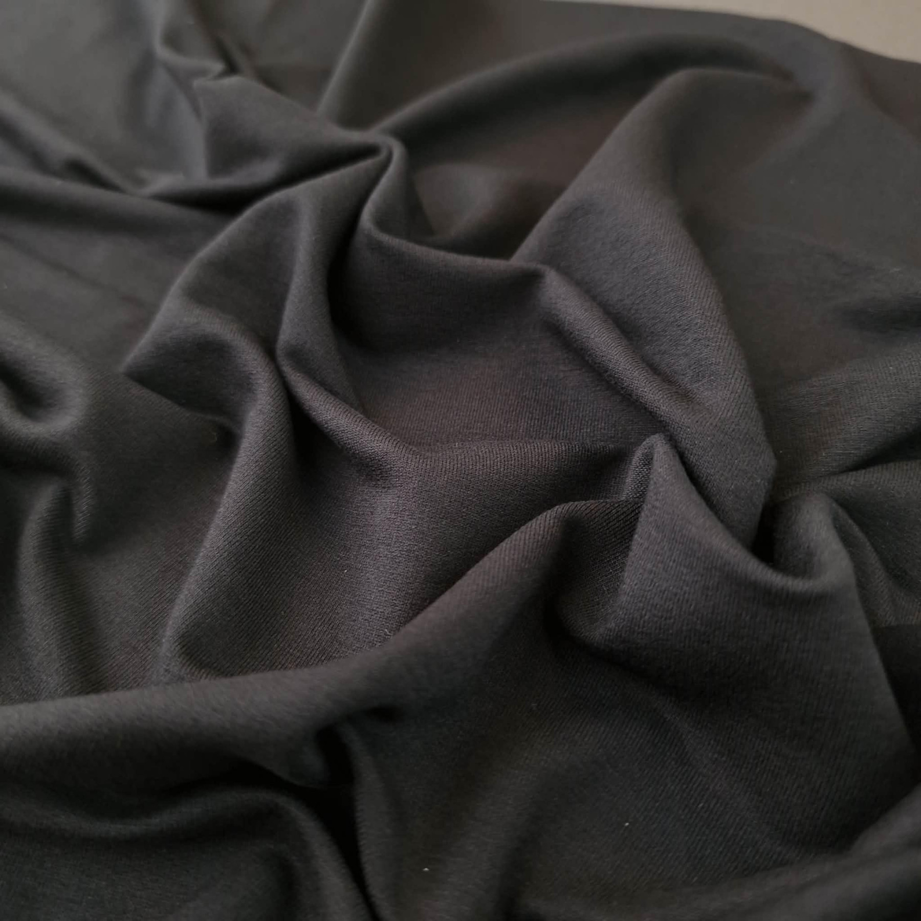 Viscose French Terry - BLACK D-16