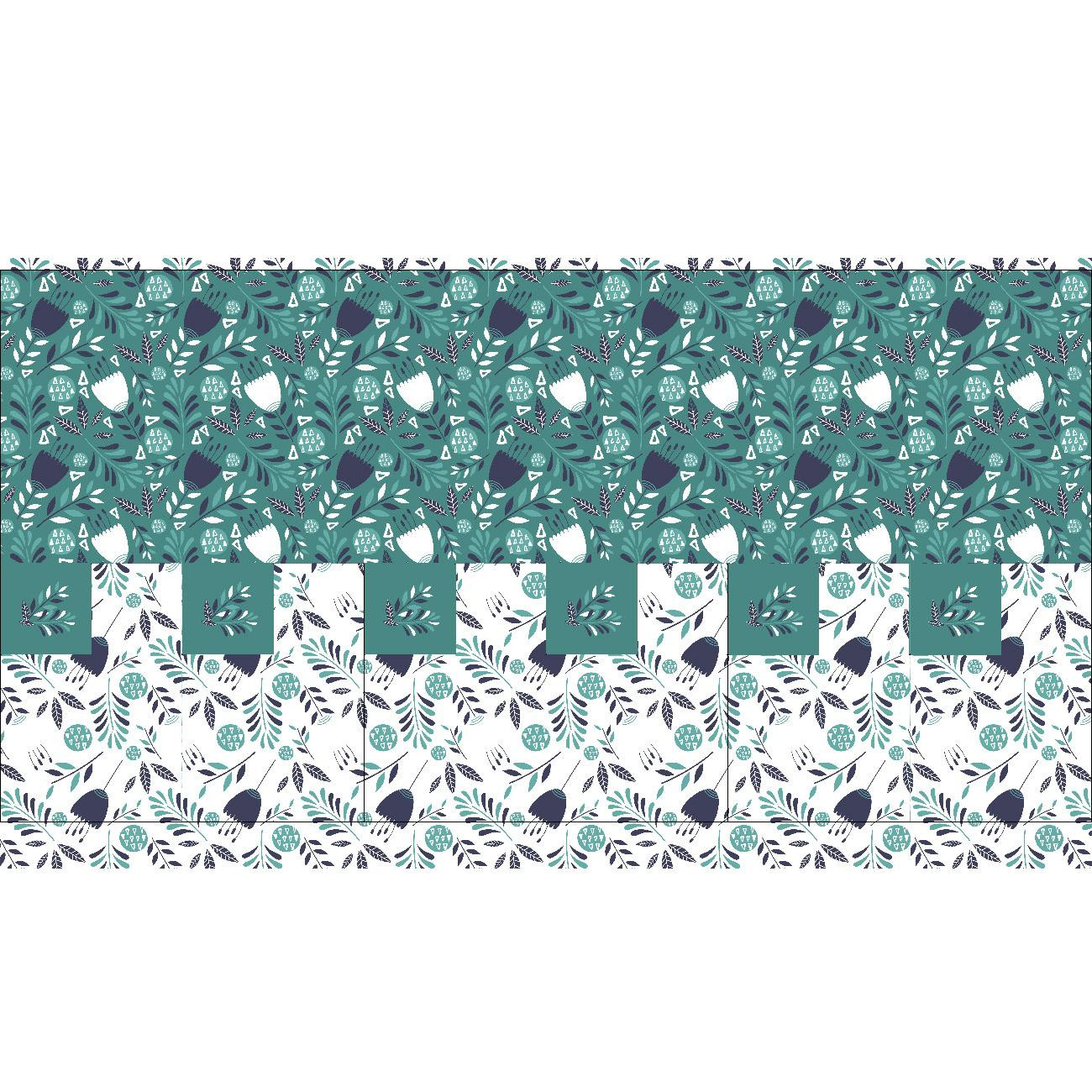 NAPKINS AND RUNNER - FOLKLORE - sewing set