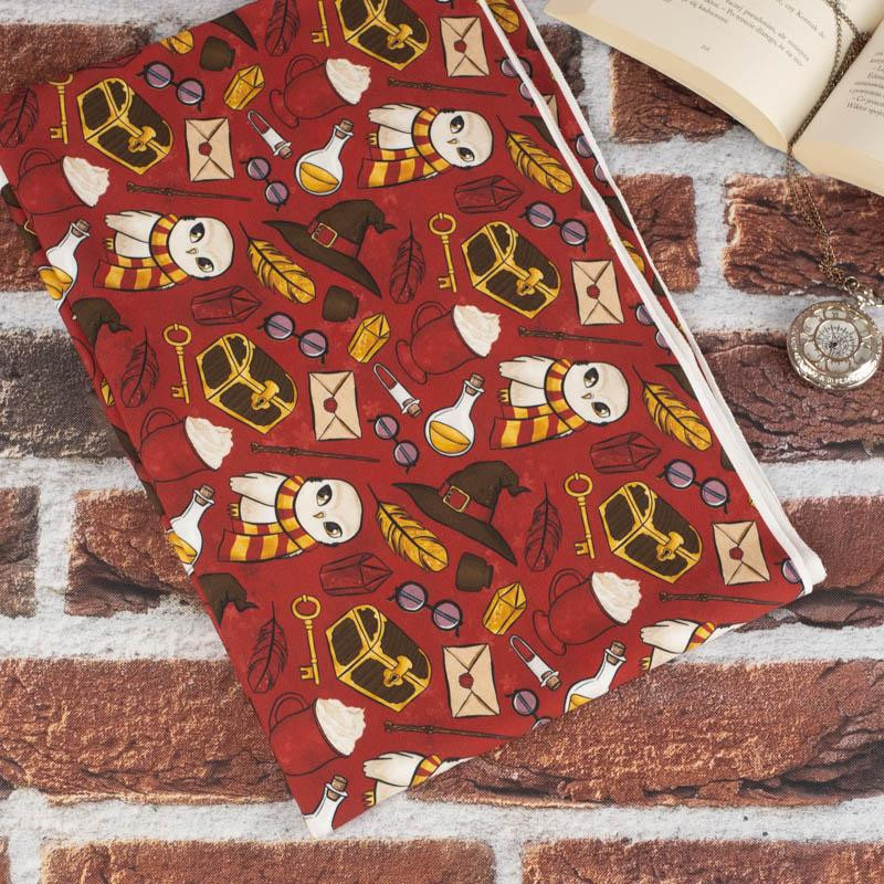 MAGIC MIX PAT. 2 (MAGIC SCHOOL) / red - looped knit fabric
