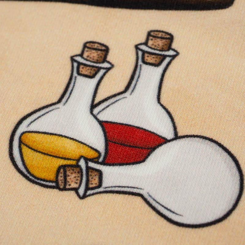 MAGIC MIX PAT. 3 (MAGIC SCHOOL) / beige - looped knit fabric