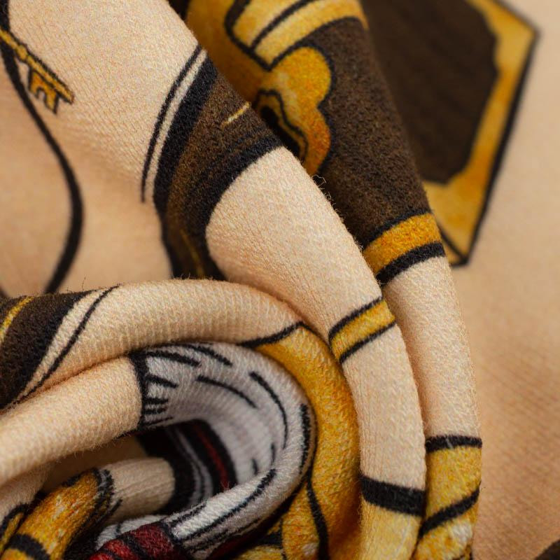 MAGIC MIX PAT. 3 (MAGIC SCHOOL) / beige - looped knit fabric