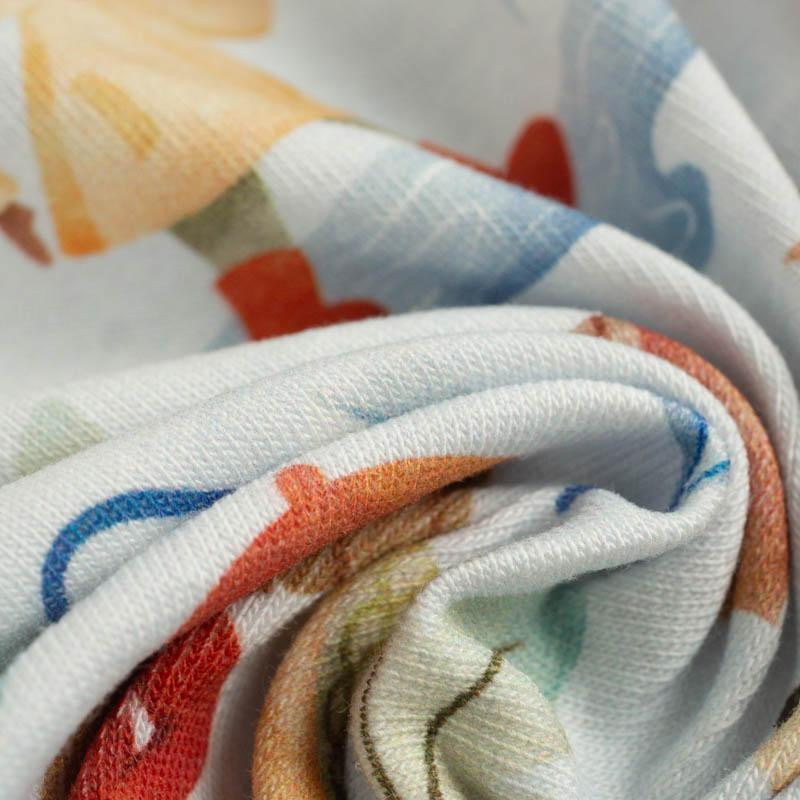 BRAID / rainbow - single jersey with elastane 