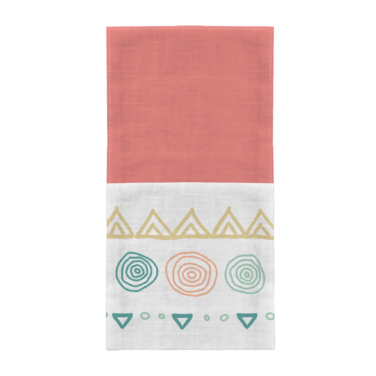 NAPKINS AND RUNNER - TRIANGLES AND CIRCLES - sewing set