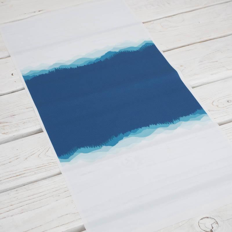 LUNCH BAG - MOUNTAINS / BLUE / choice of sizes