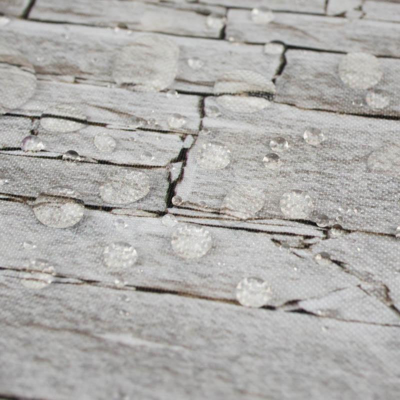 PALM LEAVES pat. 3 / green - Waterproof woven fabric