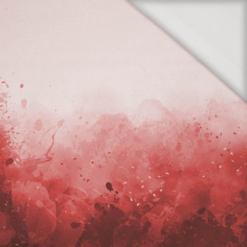 SPECKS (red) -  panel,Viscose jersey