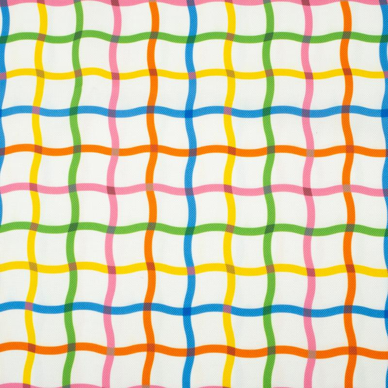 COLORFUL SQUARES - Waterproof woven fabric