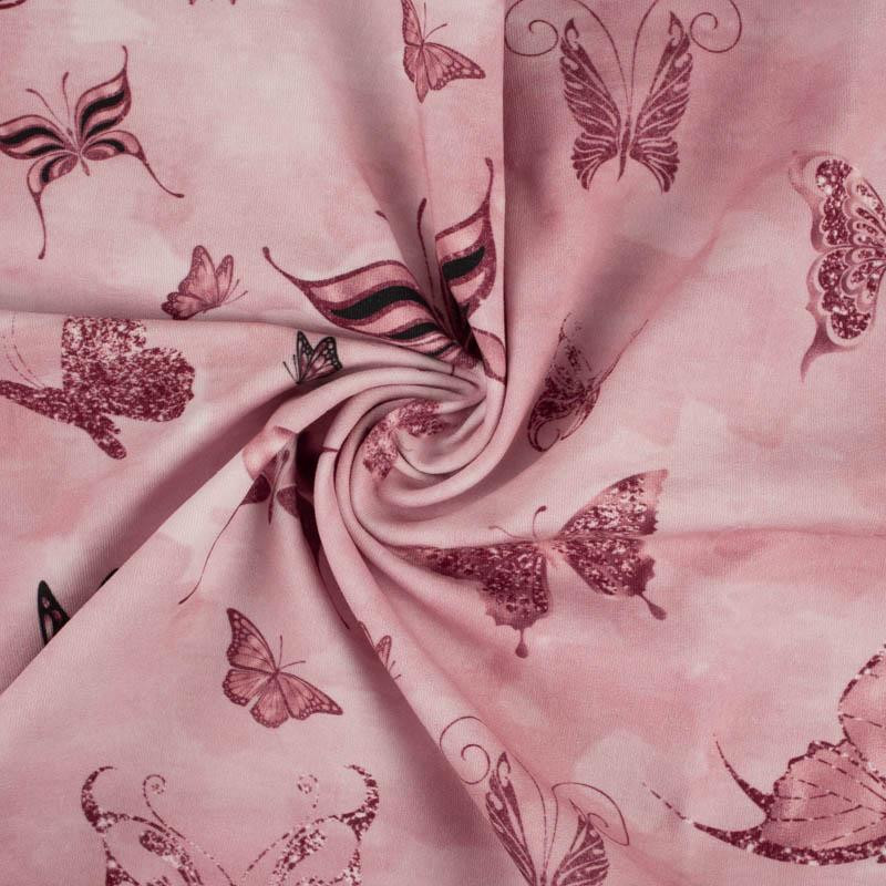 BUTTERFLIES (GLITTER BUTTERFLIES) / CAMOUFLAGE pat. 2 (rose quartz)