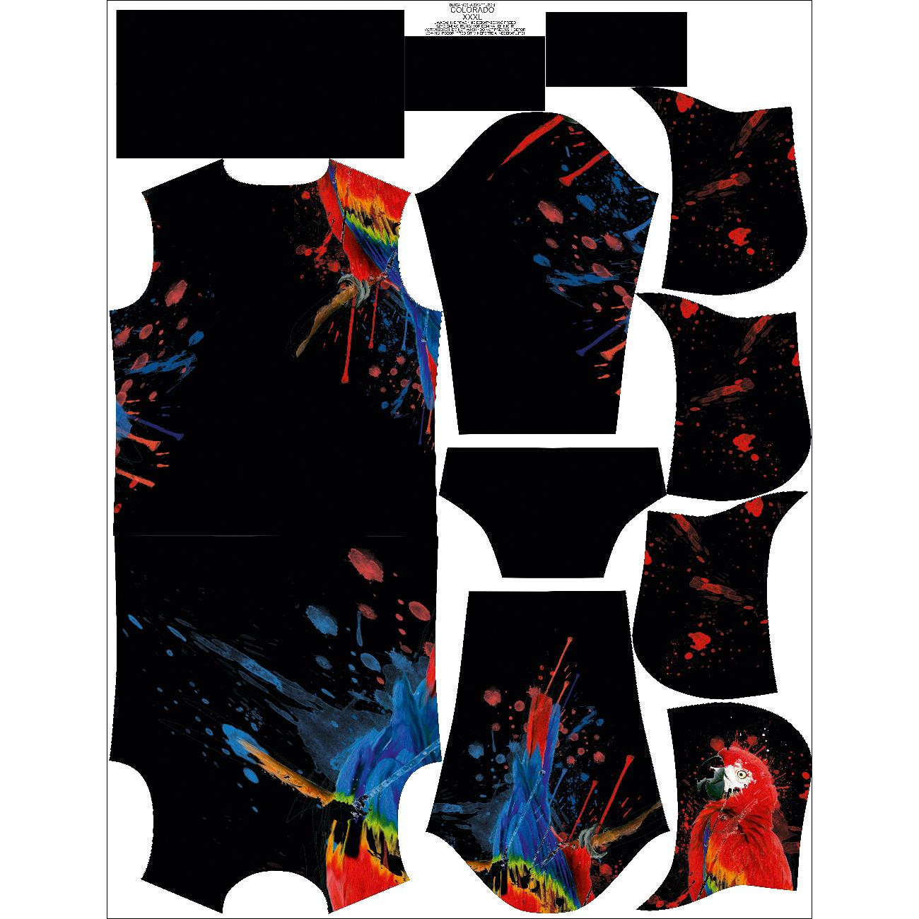 MEN’S HOODIE (COLORADO) - PARROT - sewing set