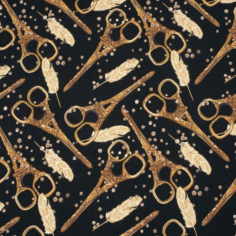 SKATER / blue - looped knit fabric