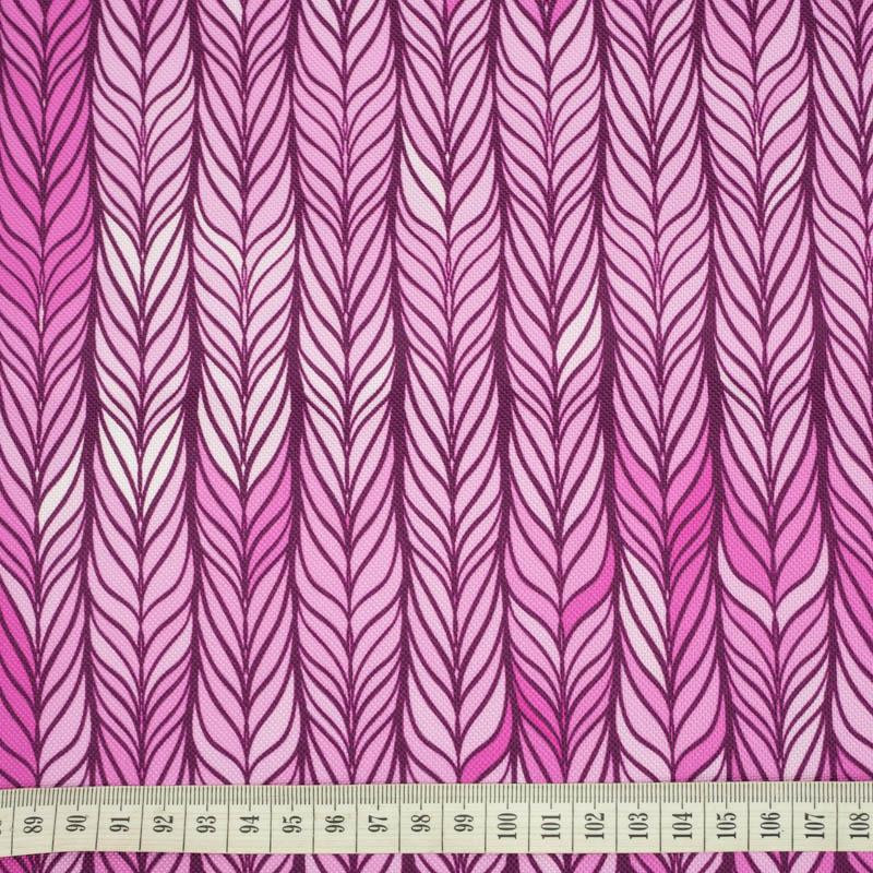BRAID / pink - Waterproof woven fabric