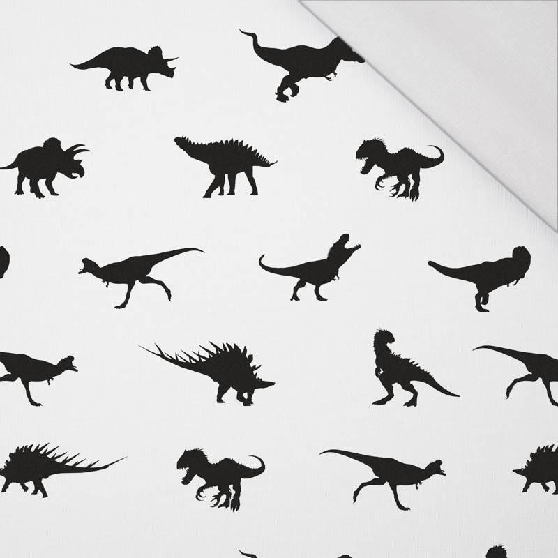 DINO BLACK / white -  single jersey with elastane 