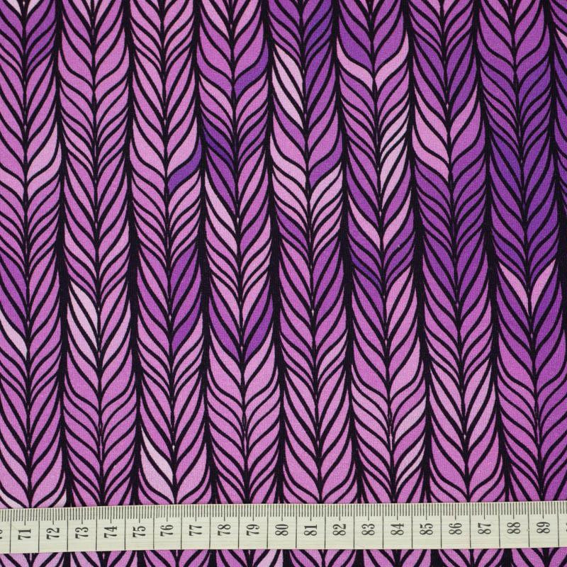 BRAID / purple - looped knit 