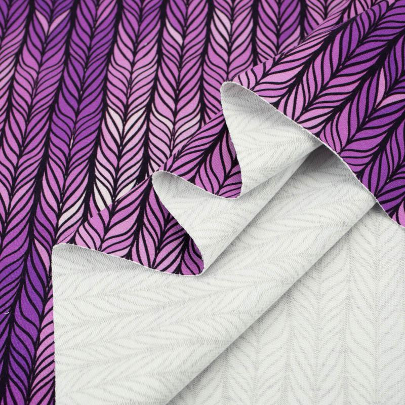 BRAID / purple - looped knit 