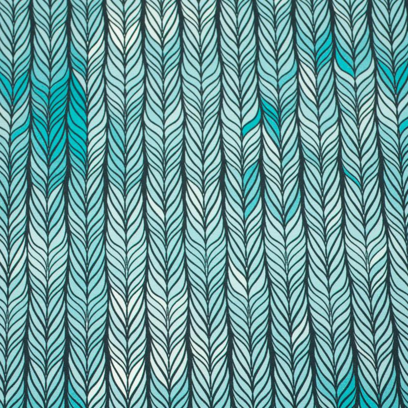 BRAID / sea blue - looped knit 