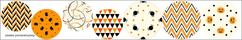 Pumpkin garland / orange - sewing set