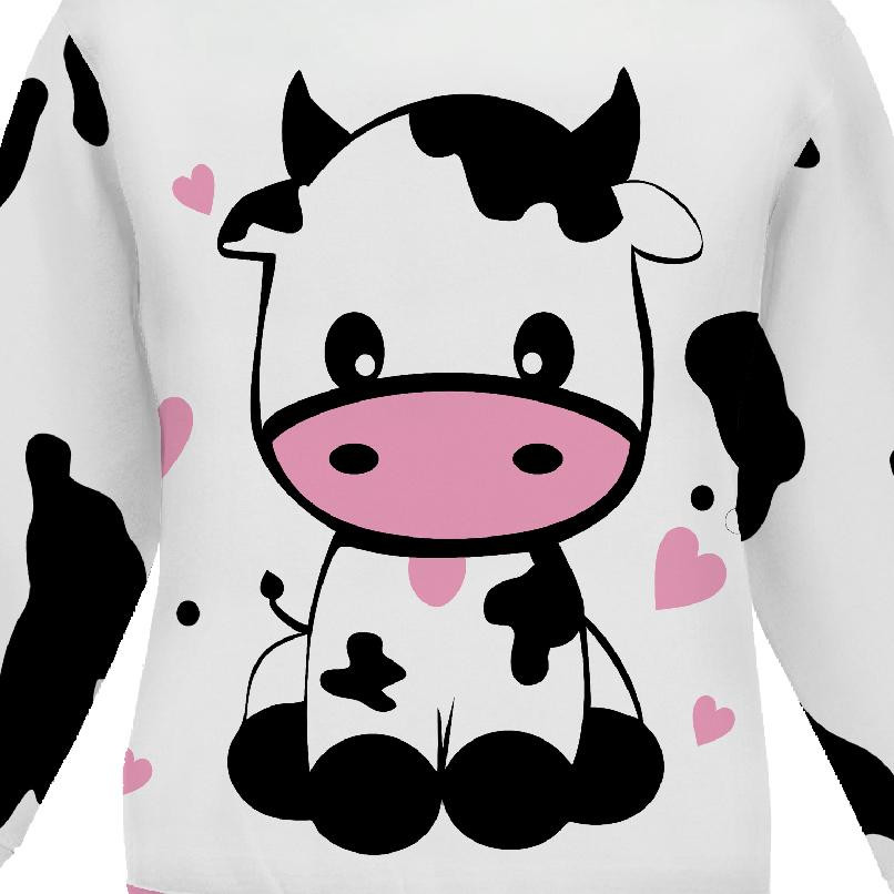 CHILDREN'S (NOE) SWEATSHIRT - COW ADELE - sewing set