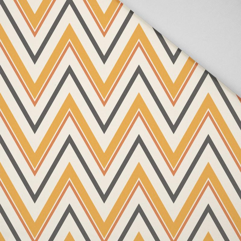 HALLOWEEN WIDE ZIGZAG / pumpkin - Panama 220g