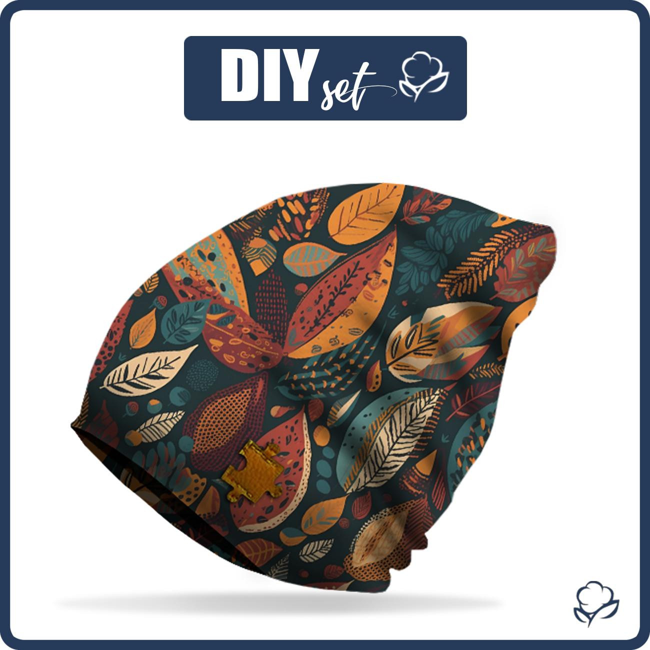 "Beanie" cap - AUTUMN TIME PAT. 5 / Choice of sizes