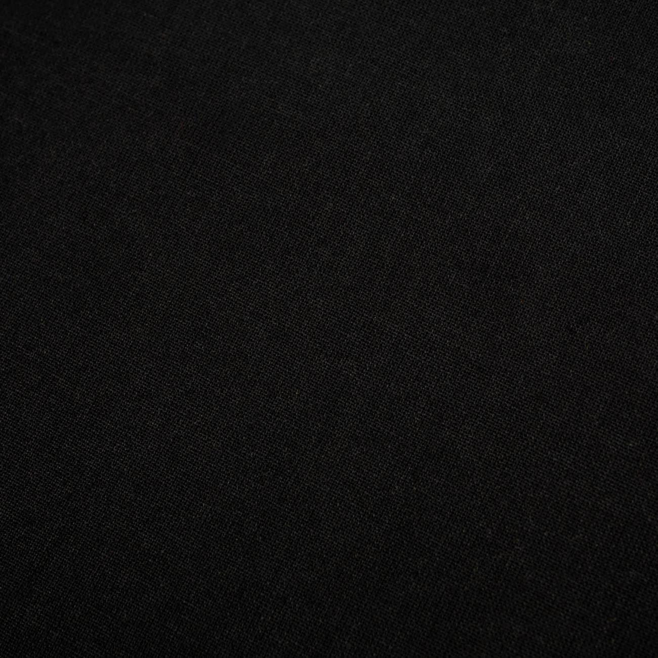 BLACK - Cotton woven fabric