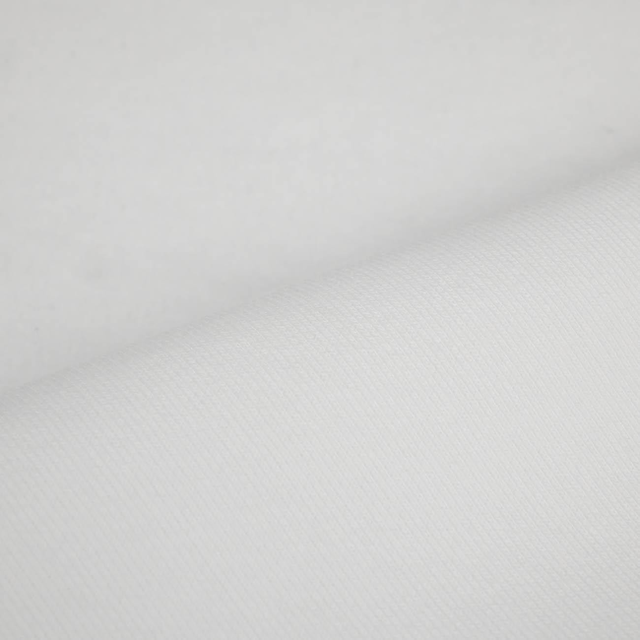 D-01 WHITE - thick brushed sweatshirt D300