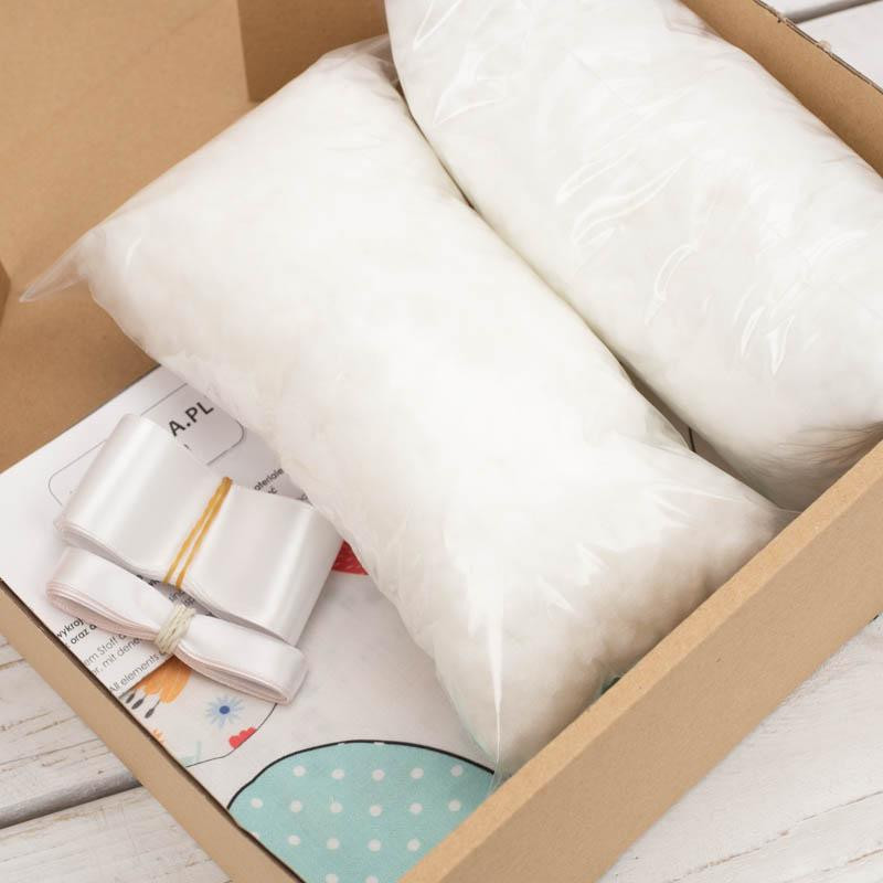 EASTER WREATH - COLORFUL FLOWERS / vanilla - sewing set