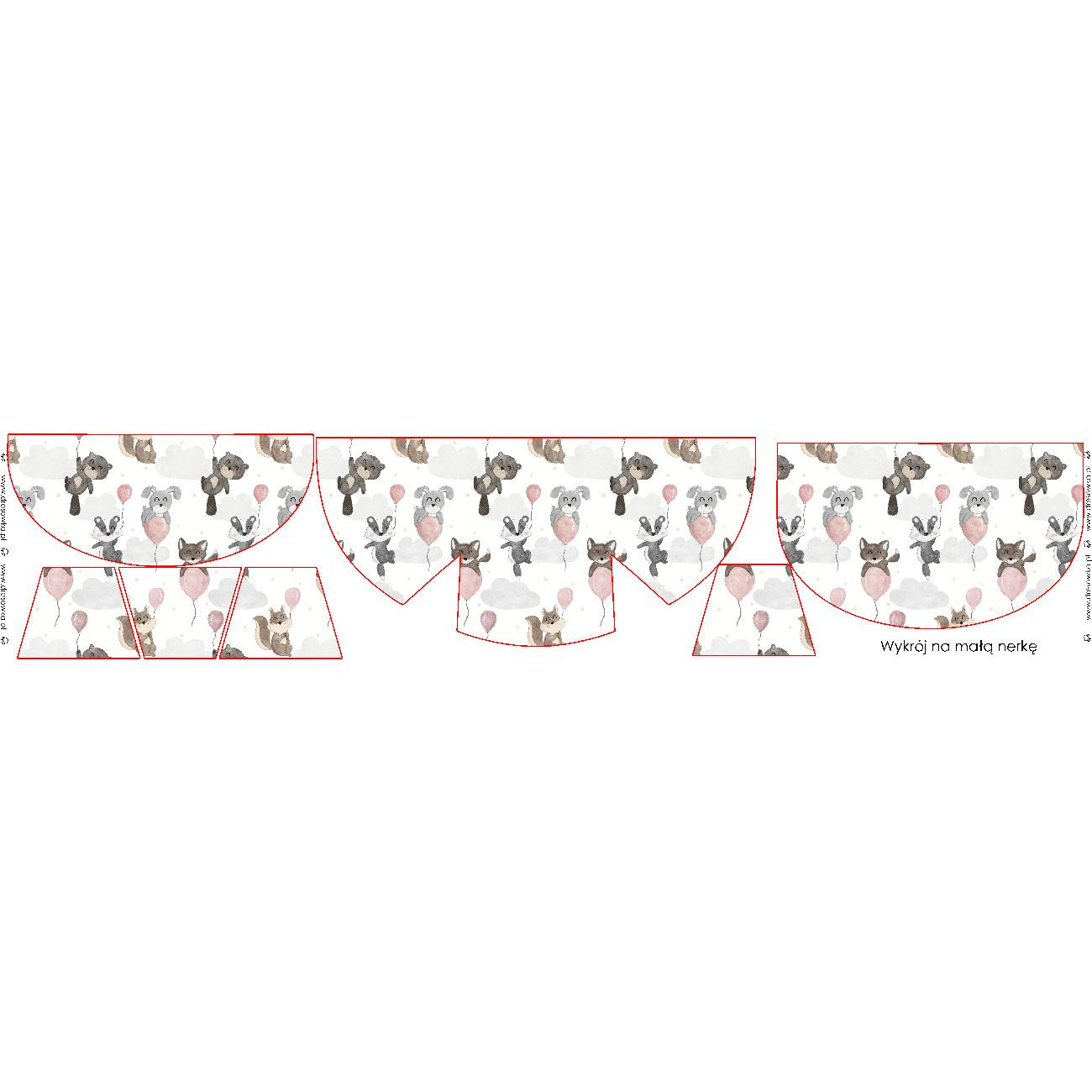 HIP BAG - ANIMALS IN CLOUDS pat. 1 / Choice of sizes