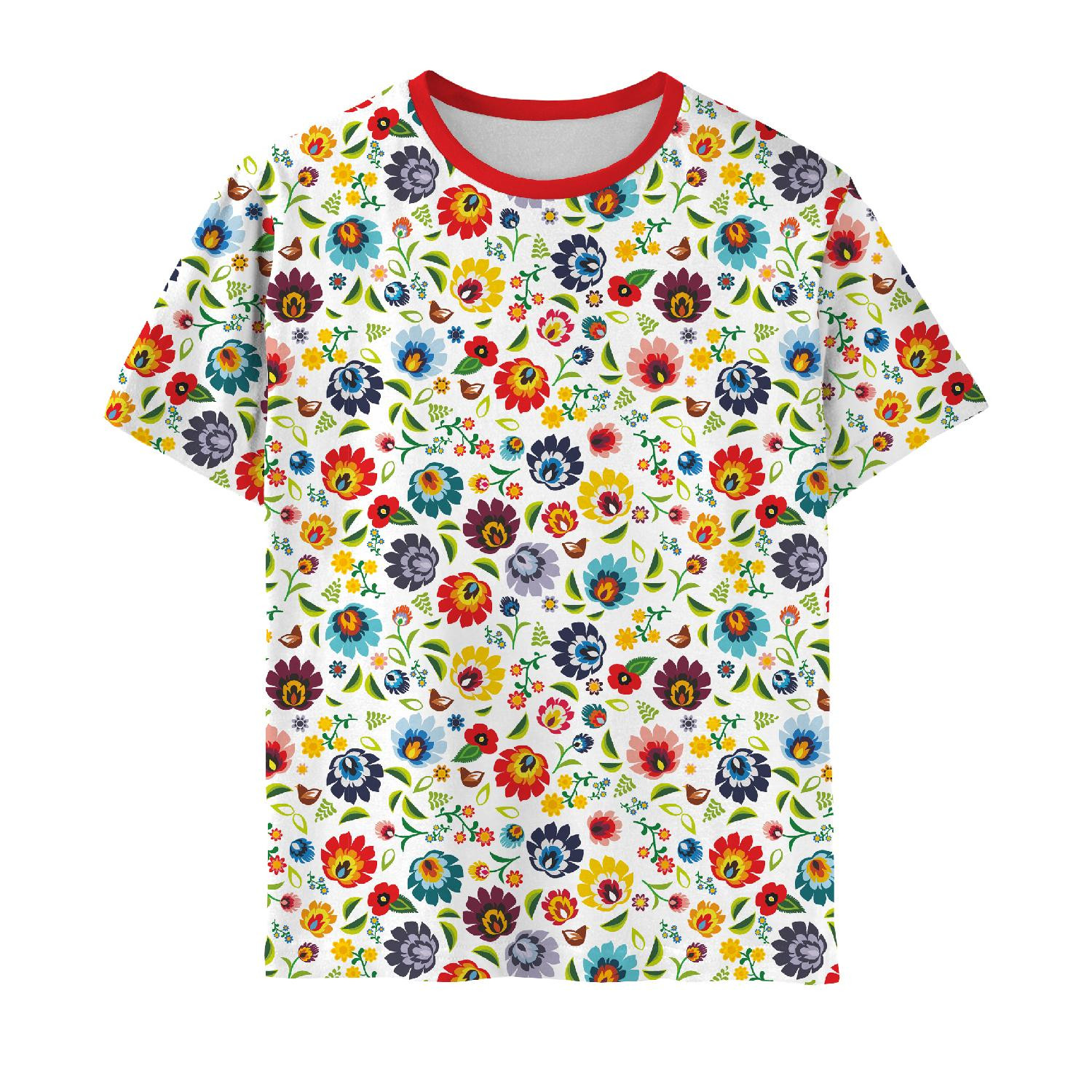 CHILDREN'S PAJAMAS "ADA" - LOWICZ FOLKLORE / white - sewing set