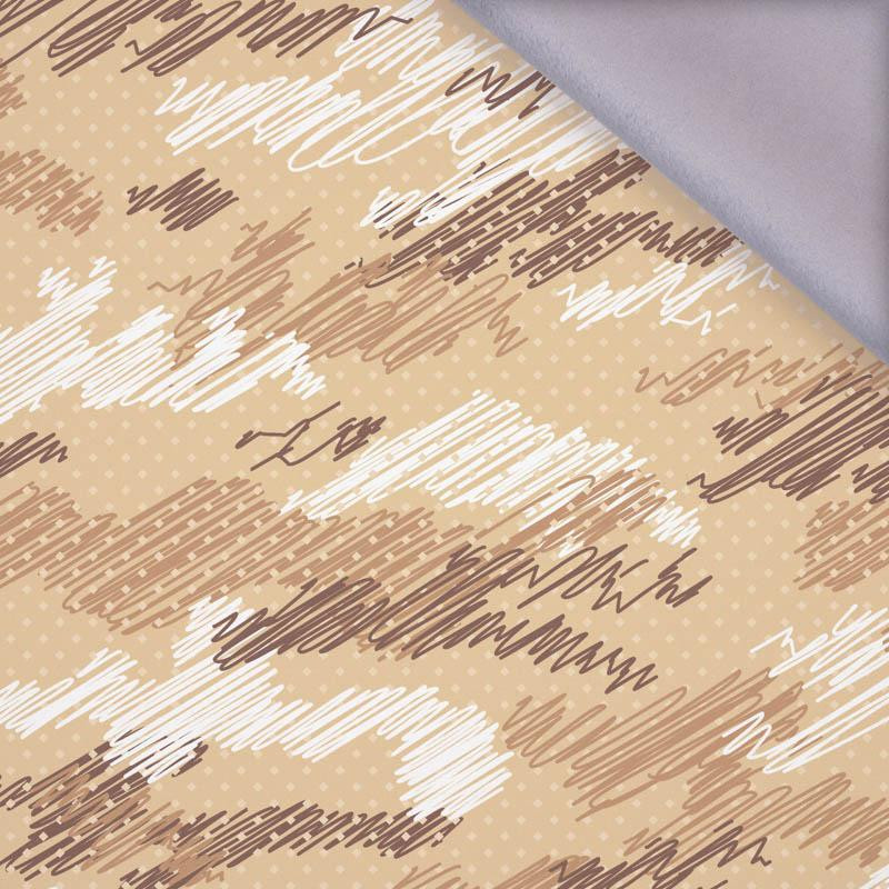 CAMOUFLAGE - scribble / mustard - softshell