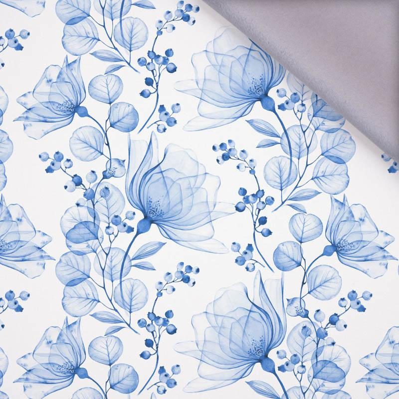 FLOWERS pat. 4 (classic blue) - softshell